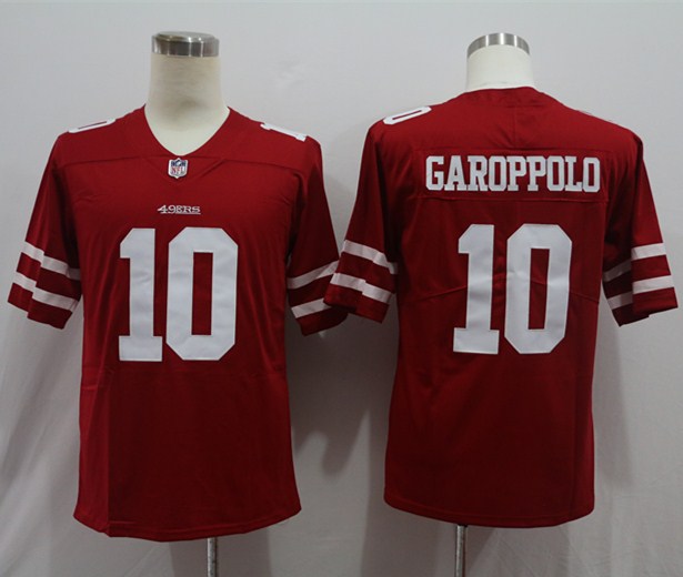Men's San Francisco 49ers Jimmy Garoppolo #10 Red Jersey